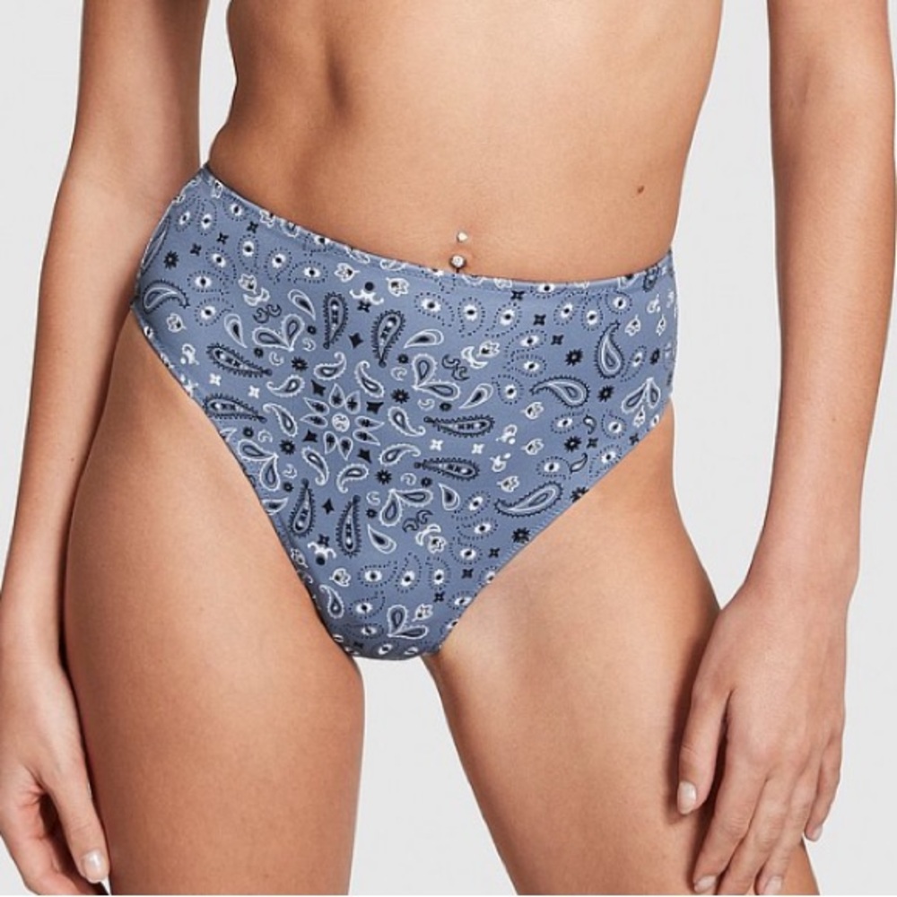 V S PINK
High-Waist Cheeky Bikini Bottom